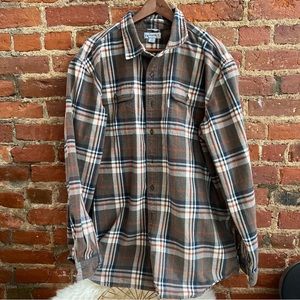 SOLD Carhartt twill plaid 2xl tall great condition shirt